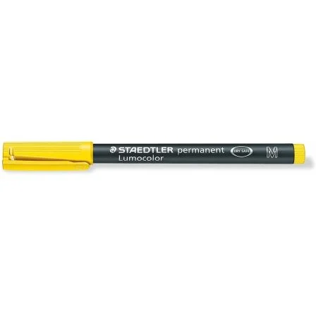 Staedtler Lumocolor 317 Rotulador Permanente 1mm Amarillo Staedtler Lumocolor 317 Rotulador Permanente 1mm Amarillo
